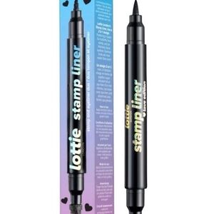 Lottie London Dual-Ended Stamp and Eyeliner - Black